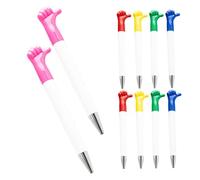PartyKindom 10pcs Inspirational Pens Thumbs up Ballpoint Pens Plastic Portable Comfortable Grip Cartoon Hand Gesture Style Unique Cute Funny for Employees Nurses Appreciation