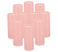 PartyKindom 10pcs Kraft Paper Essential Oil Bottle Packing Box with Lid Reusable Tube Container for Tea Leaves and Aromatherapy Storage Portable and Holder for Oils and