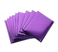 PartyKindom 10pcs Purple Bubble Mailers Thickened Padded Envelopes for Shipping Protects Privacy for Jewelry Makeup and More