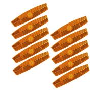 PartyKindom 10Pcs Replaceable Reflective Wheel Reflectors for Bicycles Ultra Bright Warning Signs for Night Safety Compact and Practical Reflective Tail Lights for Cycling