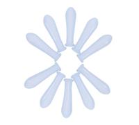 PartyKindom 10pcs Silicone Dropper Caps for Laboratory Graduated Pipettes Red and Blue Silicone Suction Tips Graduated Dropper Accessories for Precise Liquid Handling