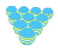 PartyKindom 10pcs Soft EVA Colorful Golf Practice Balls for Indoor Use Pet-friendly Balls for Cat Play and Backyard Training Sponge for Skill Development and Interactive Fun