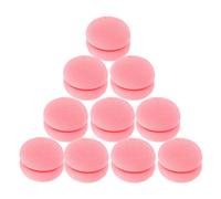 PartyKindom 10pcs Sponge Rollers Sponge Hair Curlers Mushroom-shaped Heatless Curling Soft Material Hair Styling Tool for Women and Anyone in The Family at Home Use