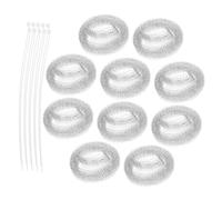 PartyKindom 10pcs Stainless Steel Lint Traps Washer Lint Catcher for Washing Machine Hose for Drain Hose for Washing Machine