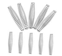 PartyKindom 10pcs Stainless Steel Pruning Shear Springs for Trimming Scissors Essential Replacement Parts for Garden Tools Easy to Install Compatible with Various Shears and Scissors