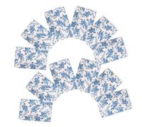 PartyKindom 10pcs Vintage Blue Porcelain Craft Paper Decorative Wrap for Packaging Presents Smooth Texture Wrapping Paper for Handcraft Bouquet Invitations
