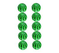 PartyKindom 10pcs Watermelon Inflatable Beach Balls for Summer Pool Parties Outdoor Fun Activities Versatile Balls for Throwing Catching Kicking Bouncing