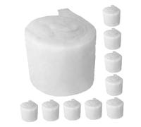 PartyKindom 10pcs White Aquarium Filter Sponge Pads High Density Biochemical Media Thick Reusable Replacement Filter Pads for Fish Tanks Turtle Tanks Salt Freshwater Filtration