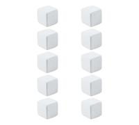 PartyKindom 10pcs White Synthetic Calcium Blocks for Reptiles Gecko and Lizard Providing Natural Mineral for Daily Feeding and Adding into Food