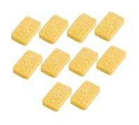 PartyKindom 10pcs Wood Pulp Sponges for Kitchen Cleaning Absorbent Dishwashing Sponges for Dishes Pots and Surfaces Strong Cleaning Power for Home Use