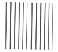 PartyKindom 12pcs Carbon Fiber Fishing Rod Repair Kit Durable Telescoping Connector for Freshwater Saltwater Rods Flexible Two Assembly High Strength Restoration