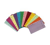 PartyKindom 12Pcs Cardstock Budget Envelopes for Business Expense Tracking Portable Money Organizer Sheets for Monthly Cash Planning and Budget Management