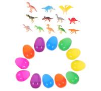 PartyKindom 12pcs Creative Dinosaur Easter for Easter Hunts Decorations Fun Holiday Styles