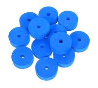 PartyKindom 12Pcs Lake Blue Drum Felt Washer Double Layer Thick Cushioned Cymbal Pads for Snare Tom Cymbals Protection Durable Jazz Drum Accessories Kit for Beginners and Pros