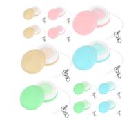 PartyKindom 12pcs Macaron Mobile Phone Screen Cleaners, round Colorful Screen Wipes for Smartphones, Laptops, Glasses and Electronic Devices, Portable Cleaning Tools Set for Travel and Daily