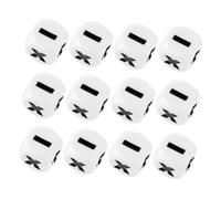 PartyKindom 12pcs Math Dice Educational for Creative Arithmetic Learning Props with Plus Minus Multiply Divide Symbols Classroom and Home Plaything for Hand Eye Coordination Development