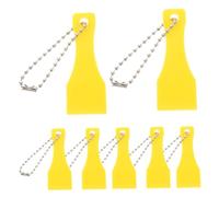 PartyKindom 12pcs Portable Lottery Ticket Scratcher Tool Plastic Sticker Label Remover Cleaning Tool