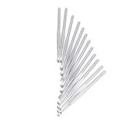 PartyKindom 12pcs Stainless Steel Ear Spoon Kit Non Slip Handle Ear Wax Picker Set for Adults for Dry and Oily Wax Removal Safe Reusable Design