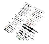 PartyKindom 15 Sets DIY Clock Hands Kit Aluminum Clock Hand Assortment Beginner Friendly for Repair and Craft Projects