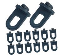 PartyKindom 150 Pcs Greenhouse Twist Clips Heavy Duty Garden Clips for Climbing Plants Stable Support Fixing Rings for Indoor Greenhouse Accessories Multipurpose Plant Hooks