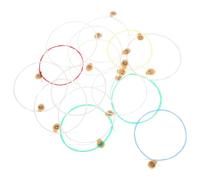 PartyKindom 15pcs Lyre Harp Strings Set for Musical Instrument Accessories Carbon Material High Hardness and Comfortable Hand Feel Playing Lyre String Instruments Random Color