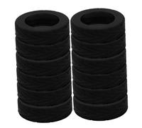 PartyKindom 16pcs Silicone Luggage Wheel Covers Silent Noiseless Suitcase Spinner Protectors Travel Accessories Soft Replacement for Quiet Smooth Rolling
