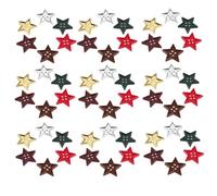 PartyKindom 180pcs Mixed Color Star Buttons for DIY Crafts and Clothing Accessories Plastic Sewing Buttons with Fine Detailing Handmade Decorations for Shirts and Home Decor