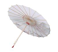 PartyKindom 1pc Ancient Style Oil Paper Umbrella Decorative Photography Prop for Dance Stage Shows Costume Drama Durable Cloth Materials Unique Asian Theme Decor Color