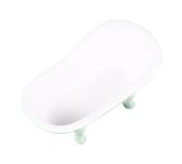 PartyKindom 1pc Ceramic Hamster Bathtub Nest Pet Bathing Tub for Hamsters Multi Purpose Sleeping Bed Cooling Ceramic House for Pets Green