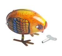 PartyKindom 1Pc Chick Wind Up Realistic Clockwork Animal Figure Fun Childhood Companion Design for Easy to Operate and Portable Random Color