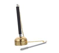 PartyKindom 1Pc Flexible Temple Chime Buddhist Accessory for Rituals Portable Dharma Utensil for Meditation Healing Stress Relief Sound Instrument
