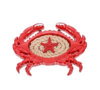PartyKindom 1Pc Mediterranean Crab Hanging Pendant Decorative Wall Adornment for Home Unique Coastal Decor High End Resin with Rope for Walls Windows and Doors