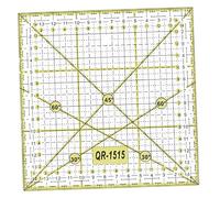 PartyKindom 1Pc Square Patchwork Ruler with Grid Lines for Precise Cutting Versatile Sewing Tool for Quilting and Crafting for Left and Right Hand Users Made From Premium