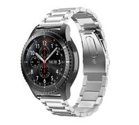 PartyKindom 1pcs Silver Watch Band for Gear Comfortable and Stylish Strap for Business Sports and Daily Use Elevate Your Smartwatch with Elegant Design