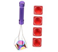 PartyKindom 1set Color Gradient Metal Keycap Set Keycaps for Mechanical Keyboards with Key Puller Smooth Easy to Carry