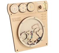 PartyKindom 1Set Early Educational Interactive Busy Board DIY Manual Castle Washing Machine Accessory for Safe High Grade Develops Coordination Fine Motor Skills