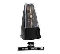 PartyKindom 1Set Mechanical Metronome with Music Sheet Clip Rhythm Device for Piano Guitar Erhu Violin for Beginners and Professionals Accurate Beat Control and Easy Operation Random Color