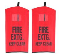 PartyKindom 2-pack Waterproof Fire Extinguisher Covers, Frost-resistant Protective Sleeves for Outdoor Safety Gear, Quick-access Fire Extinguisher Holder for Warehouse, Patio, And Parking Areas