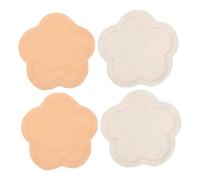 PartyKindom 2 Pairs Reusable Breast Pads for Breastfeeding Moms, Lightweight and Practical Nursing Pads Made of Bamboo Fiber and Velvet Cloth, Washable and Absorbent for Comfortable Daily Use