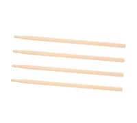 PartyKindom 2 Pairs Wood Drum Sticks 5a Drum Practice Sticks Replacement Rhythm Rods with Excellent Playability