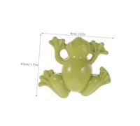 PartyKindom 2 pcs Frog Shape Cabinet Knobs Metal Single Hole Drawer Pulls Cute Cartoon Design for S Wardrobe Dresser Cupboard Decorative Hardware