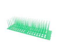 PartyKindom 2 Pcs Plastic Anti-cat Thorn Mat with Nails for Outdoor Use, Green Prickle Mat to Keep Cats and Birds Away, Practical Fence for Gardens and Restaurants