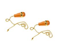 PartyKindom 2 Pcs Reusable Plastic Lamp Pull Chains for Ceiling Fan Accessories, Sturdy Hanging Chains in Assorted Colours, for Household Ceiling Fan Lighting Random Color