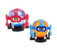 PartyKindom 2 Sets Balloon Sword Fighting Game with Hand-controlled Fencing Puppets Interactive Tabletop for Parents Develops Hand-eye Coordination and Team Spirit for Family Fun