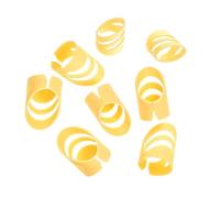 PartyKindom 2 Sets of Guitar Finger Picks Sturdy Plastic Banjo and Ukulele Thumb Plectrums 8Pcs Finger Picks for Guitar Mandolin and Harp Playing