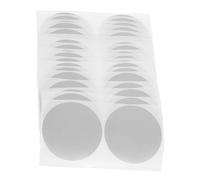PartyKindom 20 Sheets Round Scratch Off Stickers DIY Raffle Labels Silver Coating for Parties Birthdays Team Building Events Interactive Prize Reveal Cards
