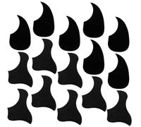 PartyKindom 20pcs 41-inch Pvc Acoustic Guitar Pickguards Set, Impact Protection Scratch-resistant Pick Guard Plates for Folk and Classical Guitar, Black Waterdrop Bird-shaped Pickguard