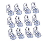 PartyKindom 20pcs Glass Mounting Bracket with Suction Cups and Screws Solid Alloy Shelf Support Pegs for Kitchen Cabinet Bookcase Wood Glass Plywood Easy Installation Scratch-Resistant Holder