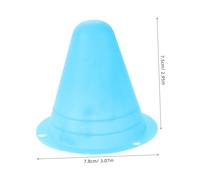 PartyKindom 20pcs Lightweight Plastic Training Cones for Roller Skating Obstacle Agility Markers in Vibrant Colors for Outdoor Sport Practice and Speed Training