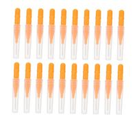 PartyKindom 20pcs Mini Cosmetic Brush Set Caps - Multi-functional Portable Makeup Interdental Brushes for Girls for Travel and Touch-ups